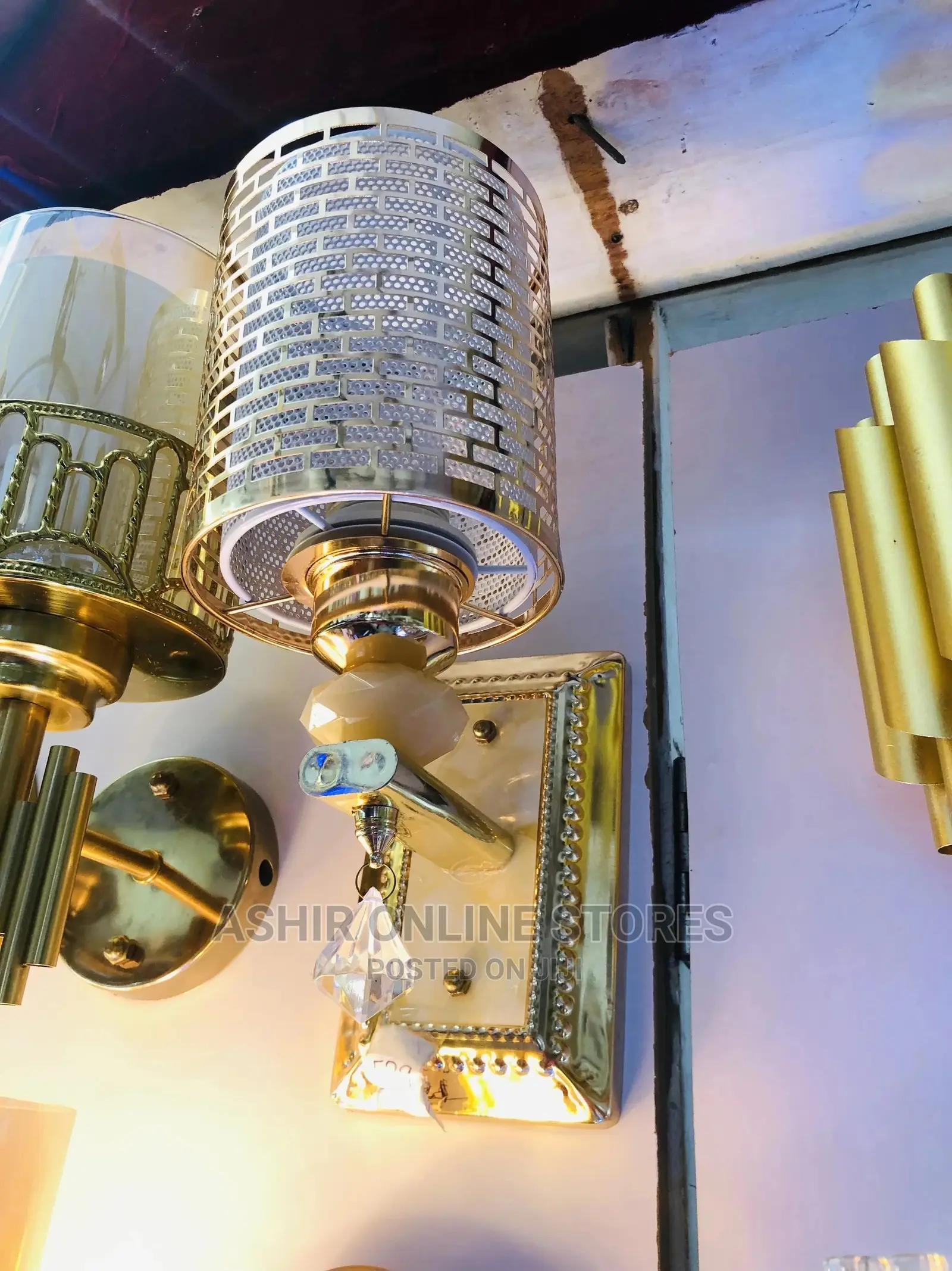 Silver Wall Light