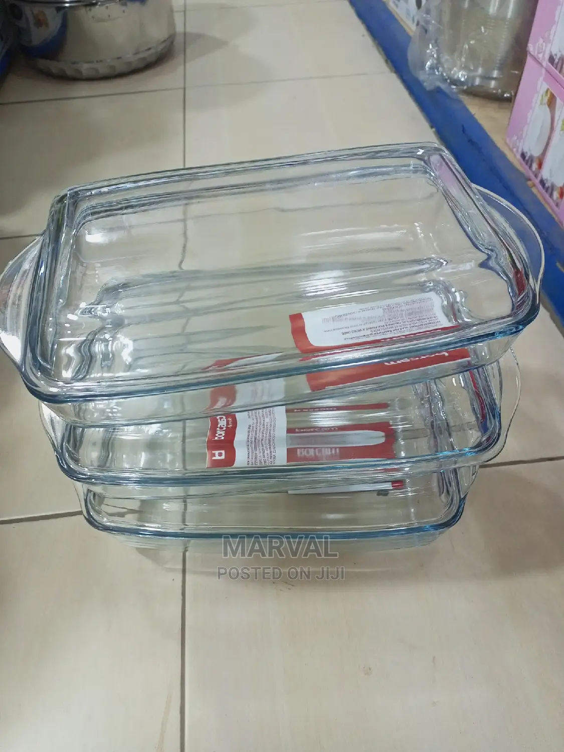 Heavy Transparent Dish Set