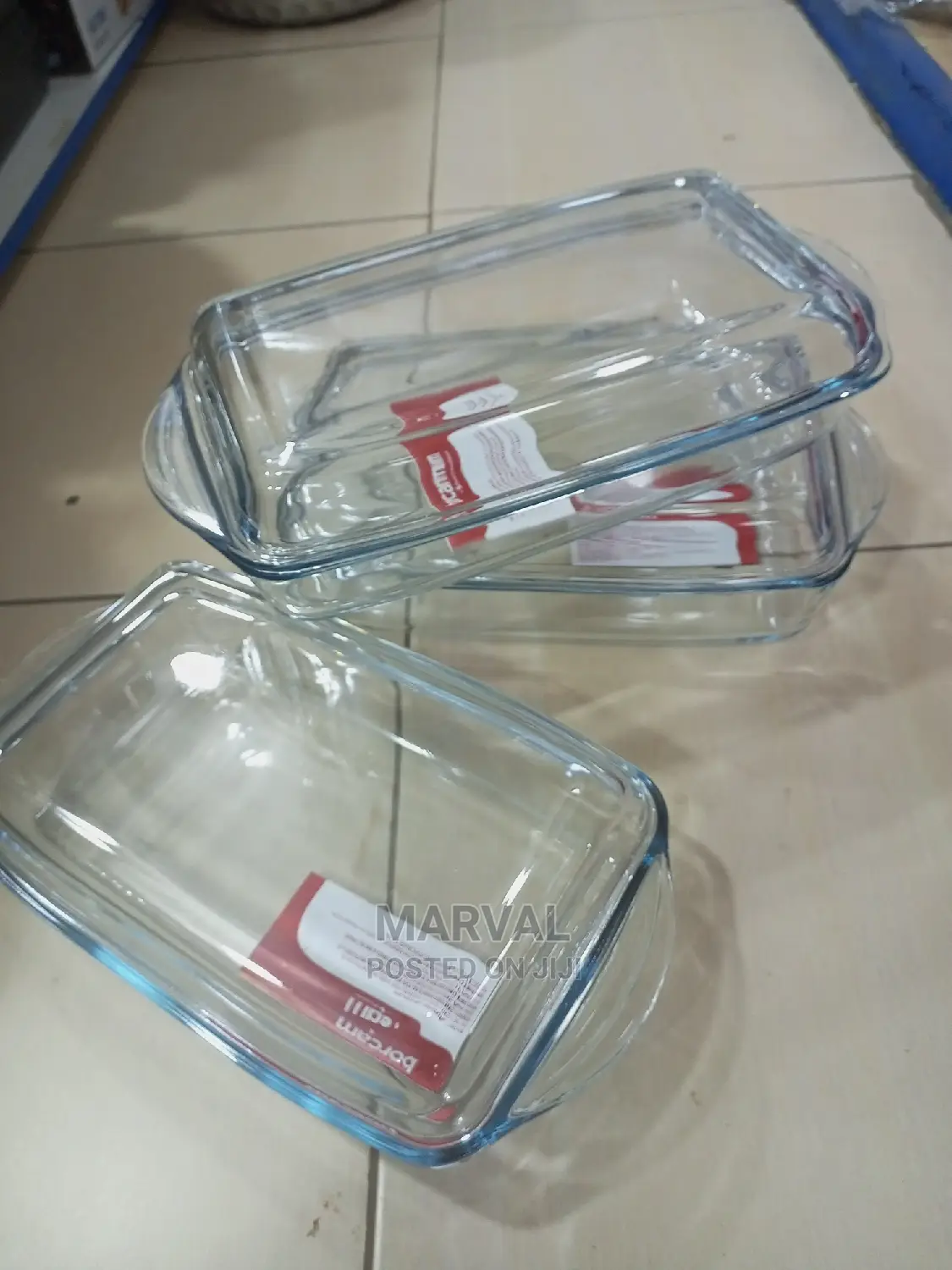 Heavy Transparent Dish Set