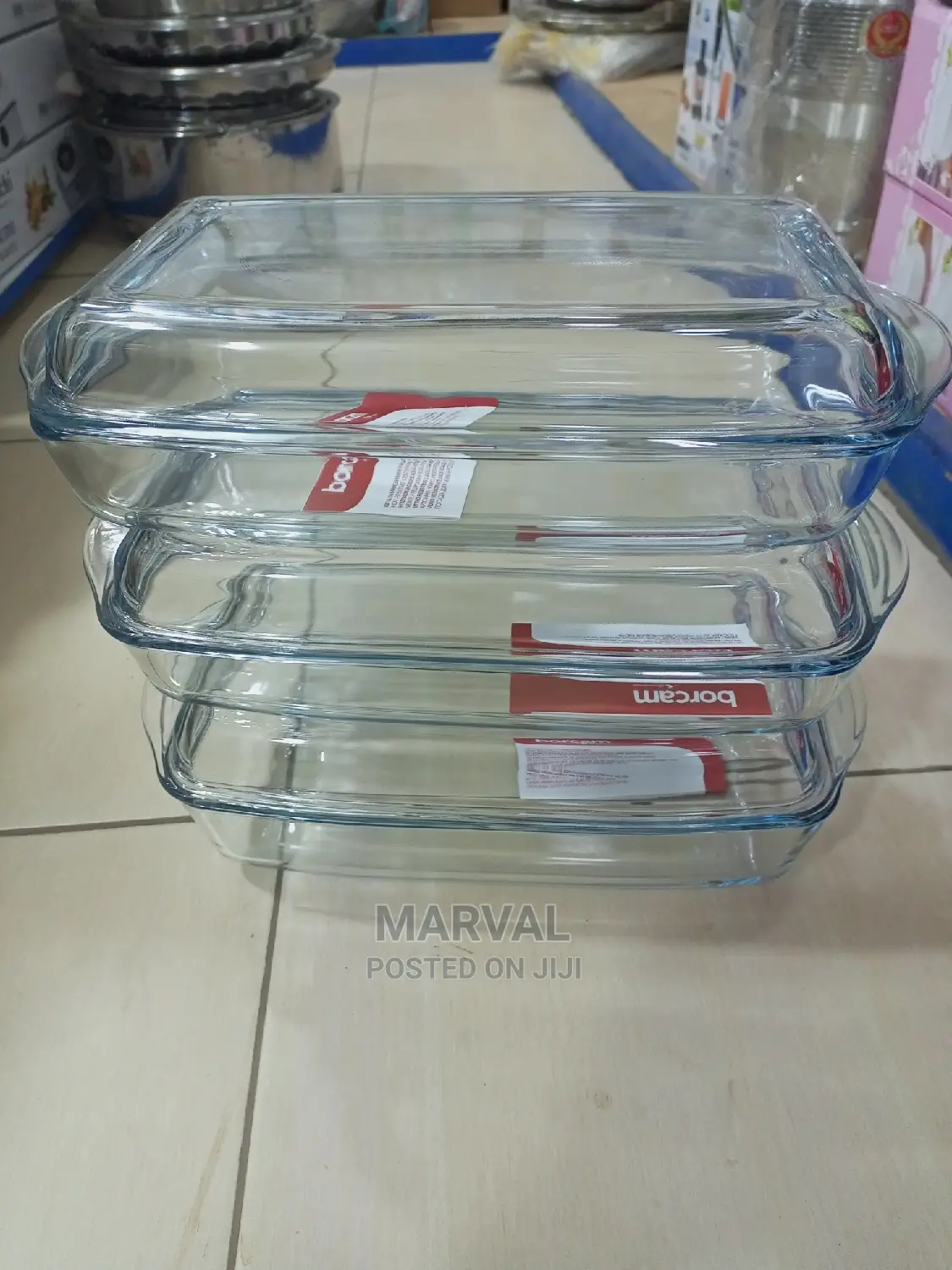 Heavy Transparent Dish Set