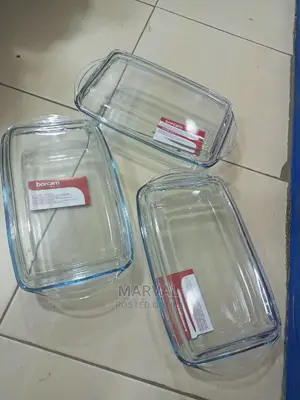 Heavy Transparent Dish Set