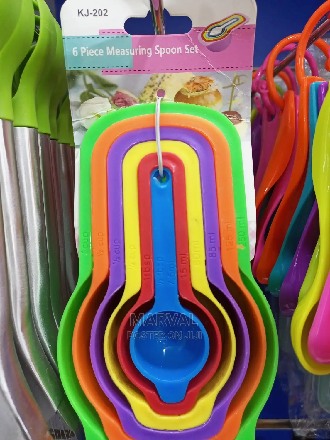 Plastic Measuring Scoops 6pc