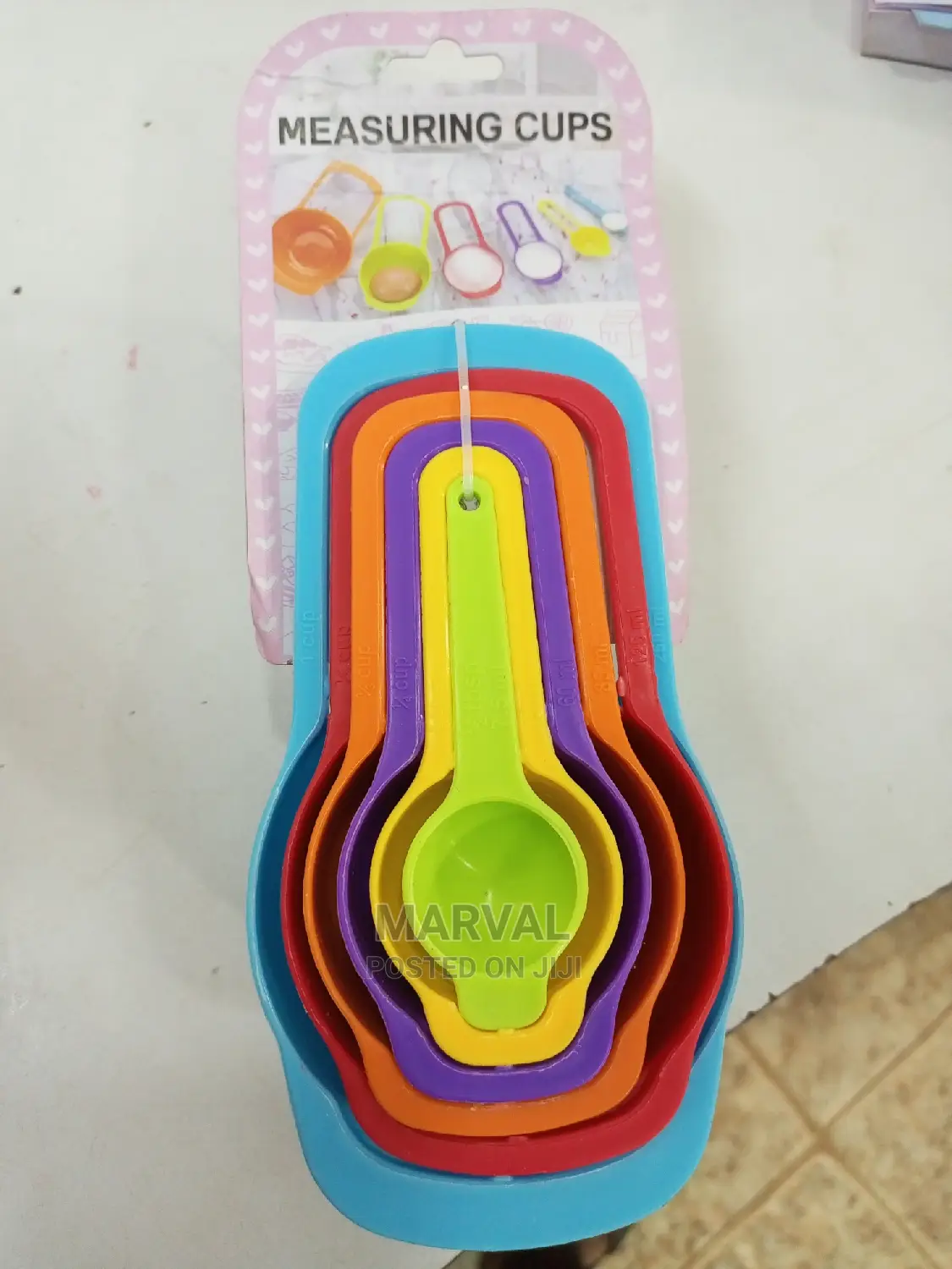 Plastic Measuring Scoops 6pc