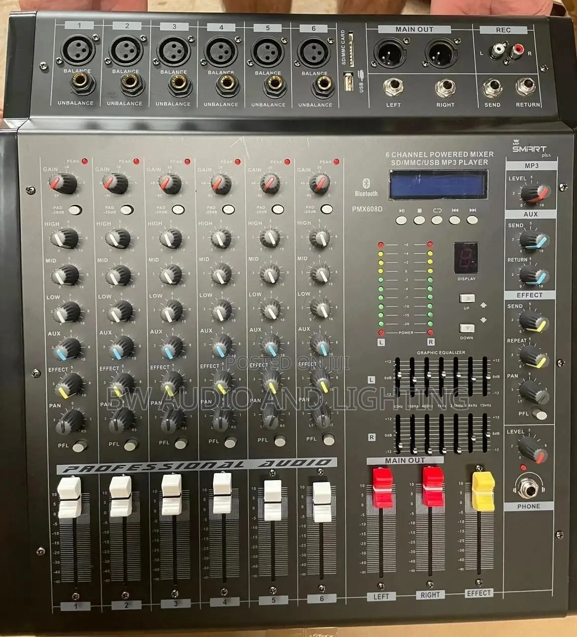 6channel Power Mixer