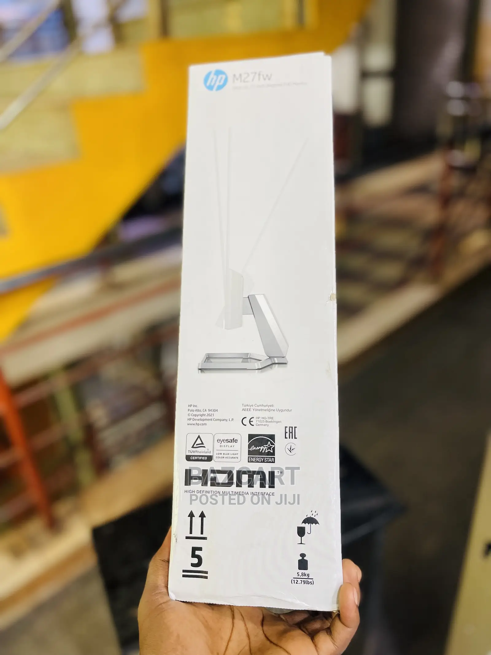 Slim HP M27fw FHD Monitor - Brand New