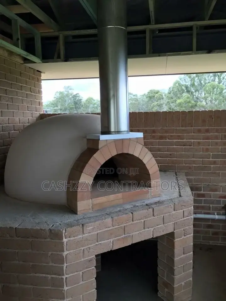 Pizza Oven , Brick Barbecue, Charcoal And Fire Wood Stove,