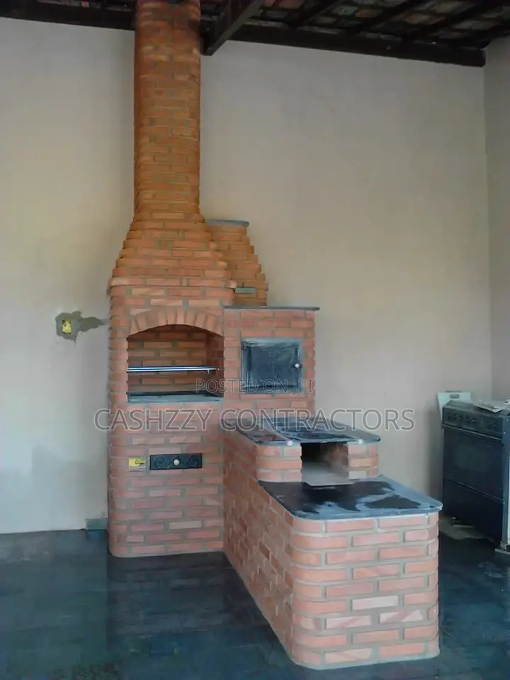 Pizza Oven , Brick Barbecue, Charcoal And Fire Wood Stove,