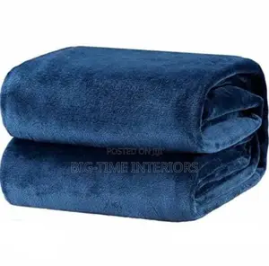Classy Fleece Blankets-Navy Blue