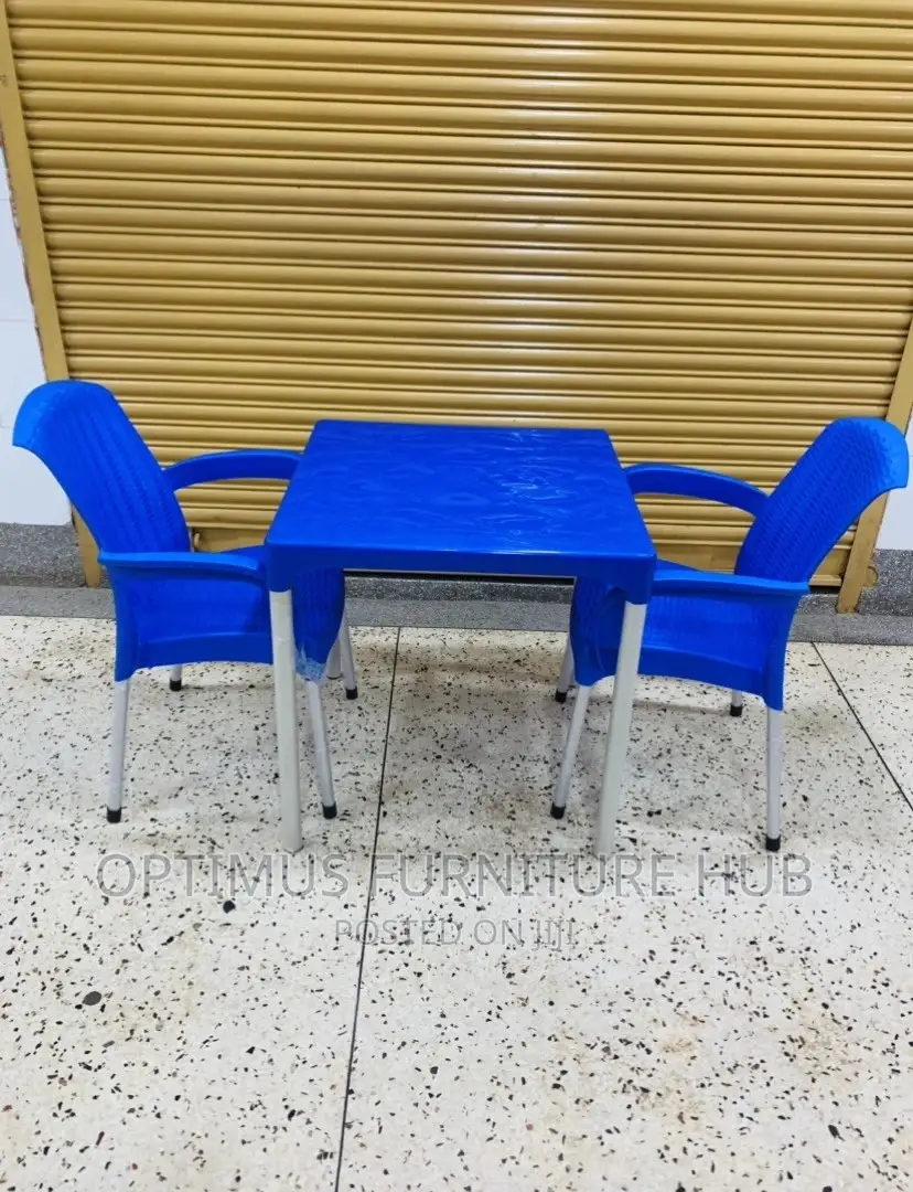 Blue Set (Two Chairs and Table)