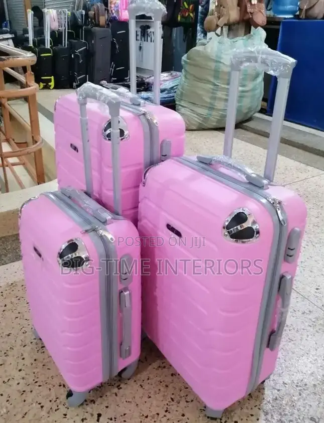 3in1 Travel Plastic Suitcase Set