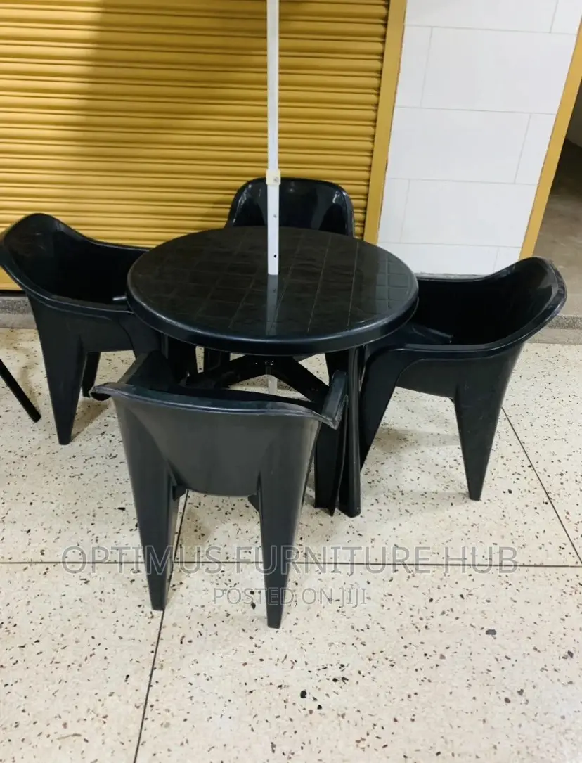 Round Table and Four Chairs