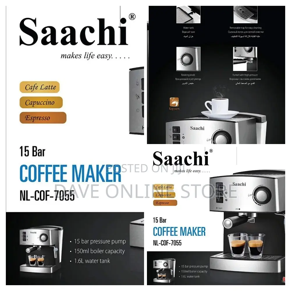 Saachi Commercial Espresso Coffee Maker Machine