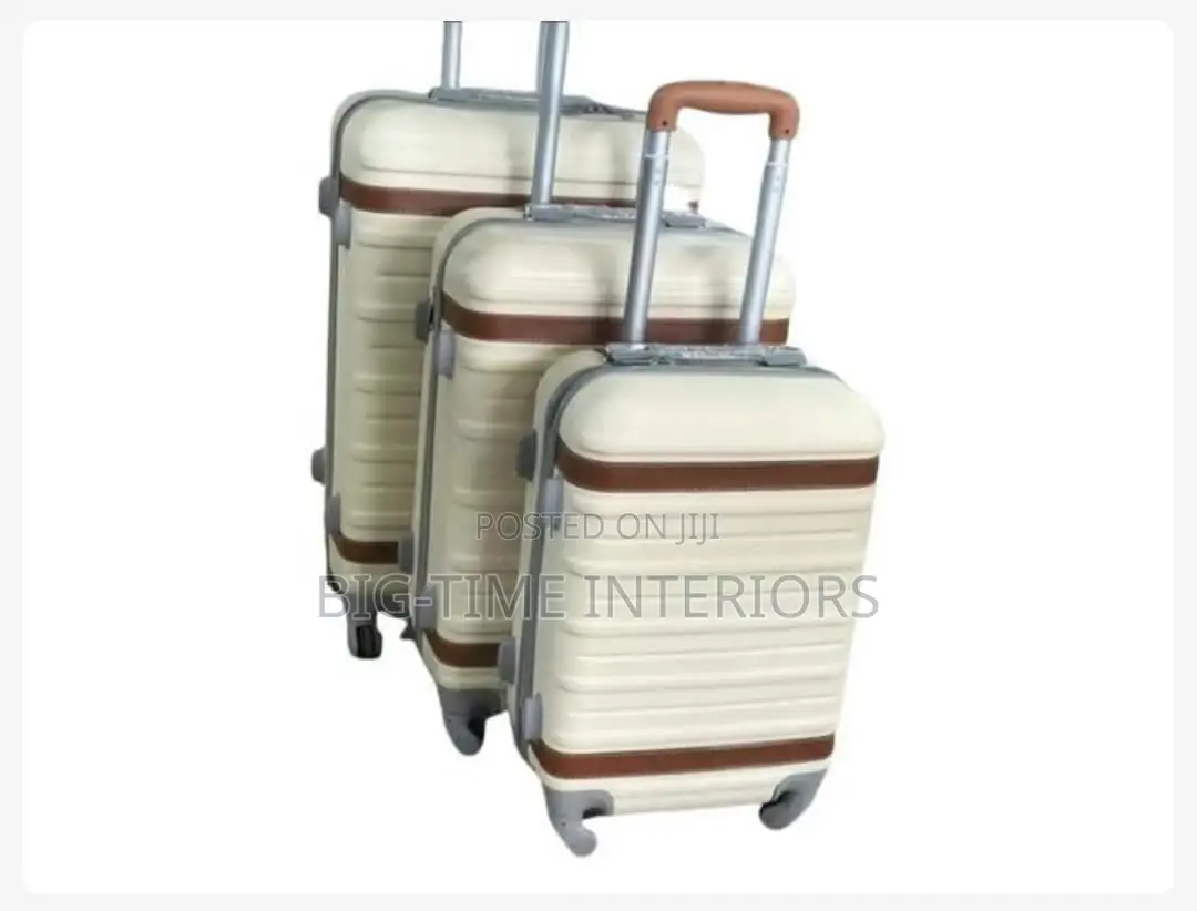 Classy 3in 1 Plastic Travel Suitcase Sets