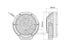 Blast Phase Ii 48w 7” Combo Led - Driving Light (Single)
