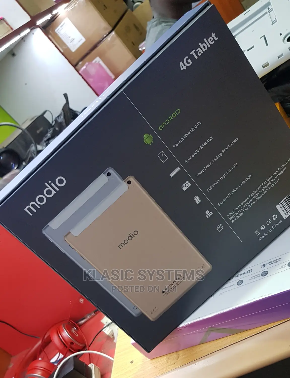 New Modio M96 64 GB Gray