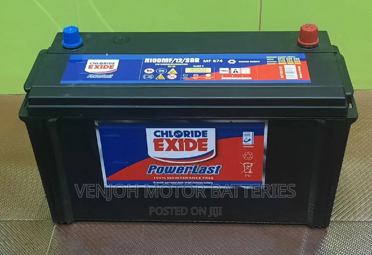 100 Ah , 120, 150, 180, 200, 220 Car Battery