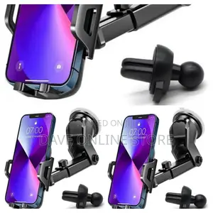 Car Mobile Phone Stand for Dashboard or Windshield.
