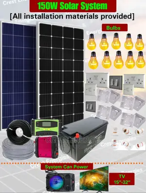 150W Solar System / Full Kit