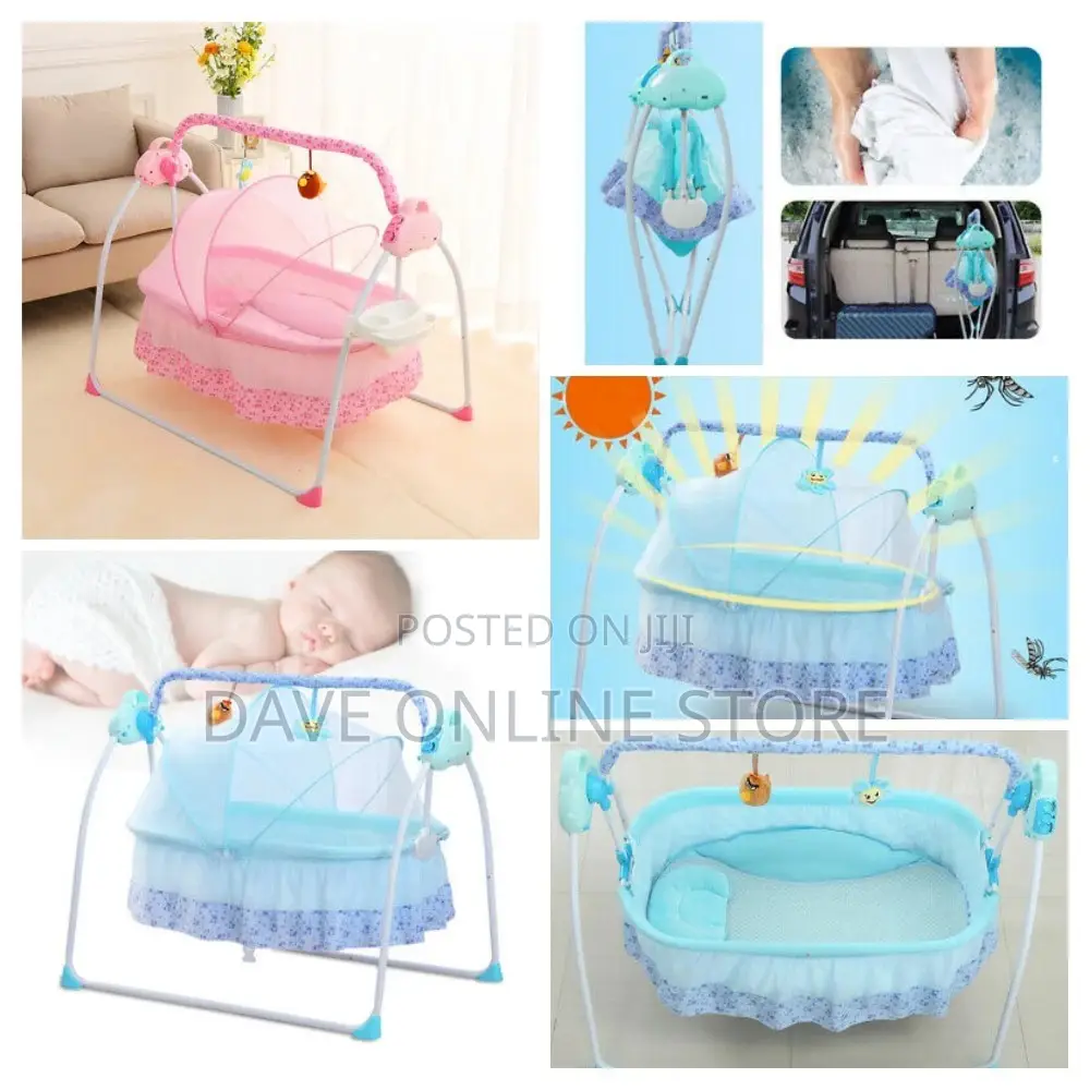 Baby Cradle Auto-Swing Bed