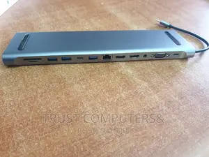 Usb Type C 12 in 1 Docking Station Hdmi,Vga,Lan