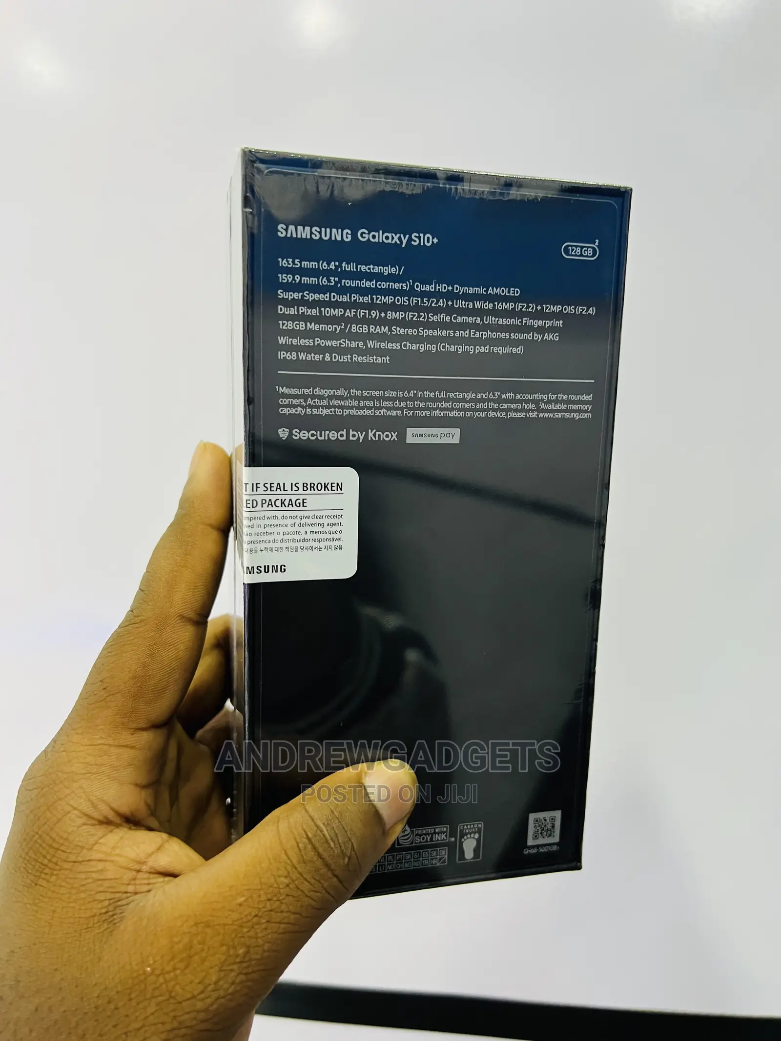 New Samsung Galaxy S10 Plus 128 GB Black