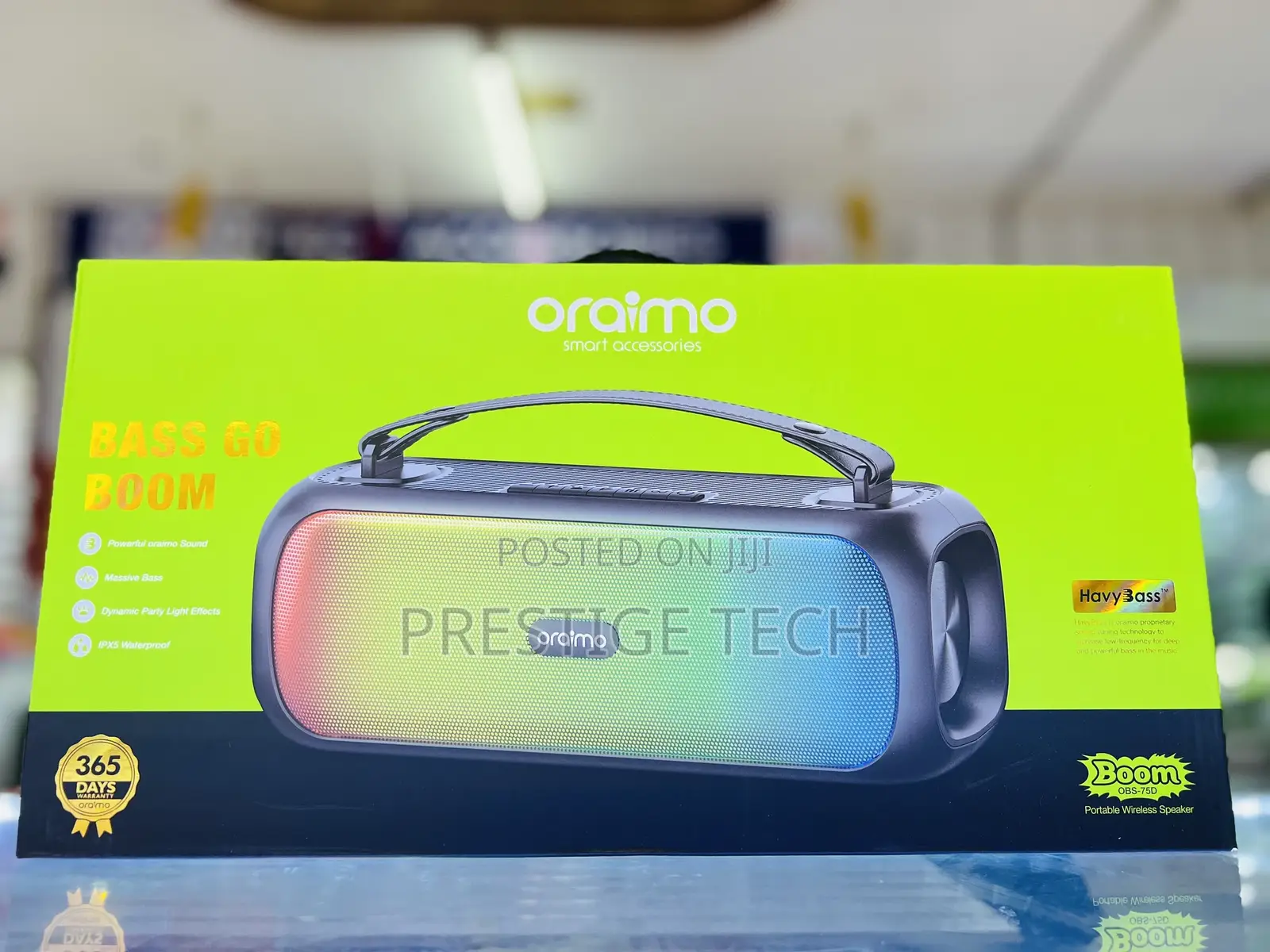 Oraimo Bass Go Boom Massive Bass Speaker