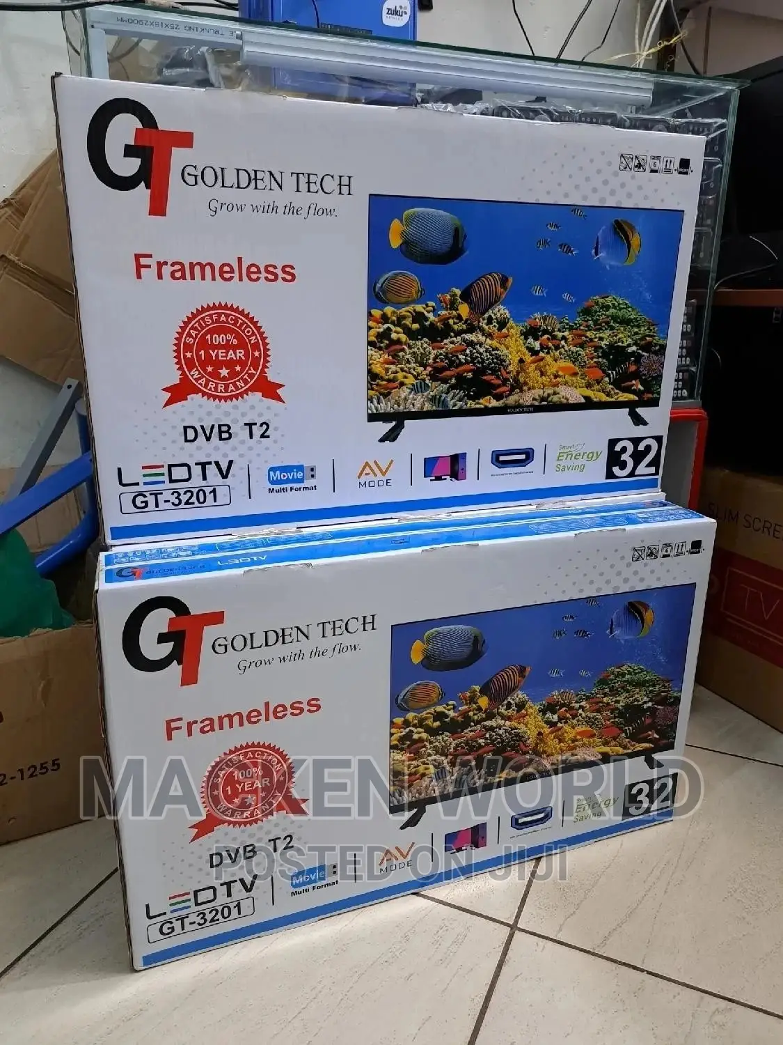 32 Golden Tec Free to Air Frameless