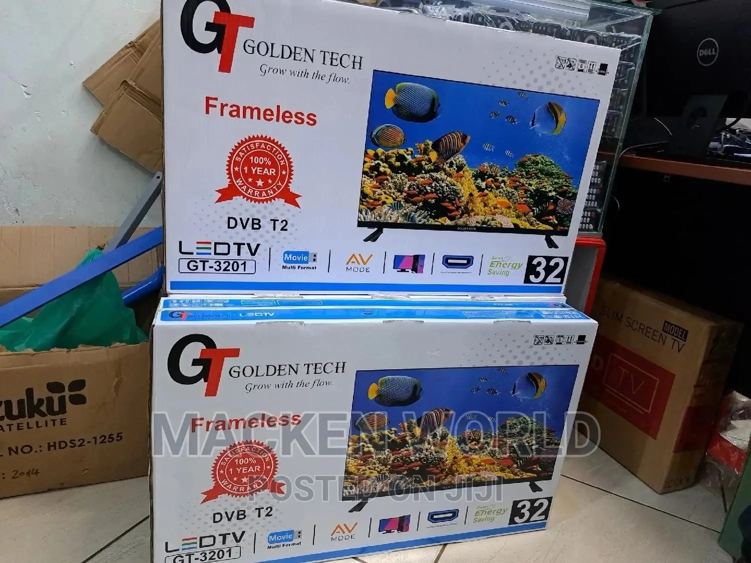 32 Golden Tec Free to Air Frameless