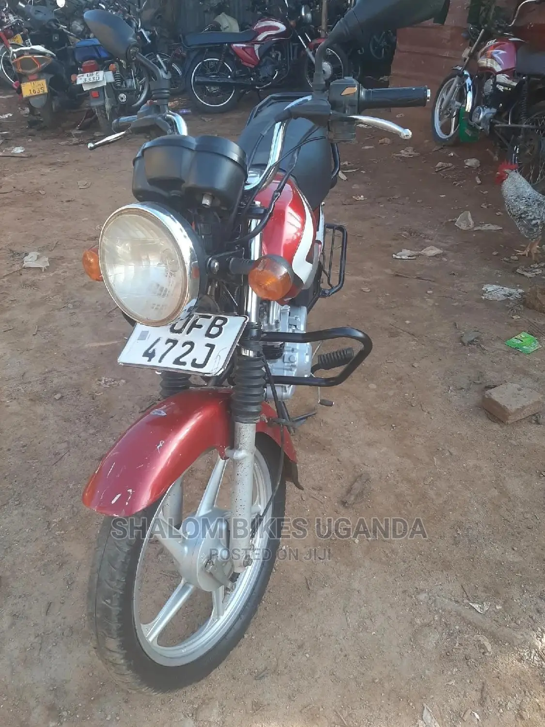 TVS HLX 125 2022 Red