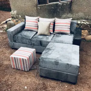 Mini Gray L Sofa