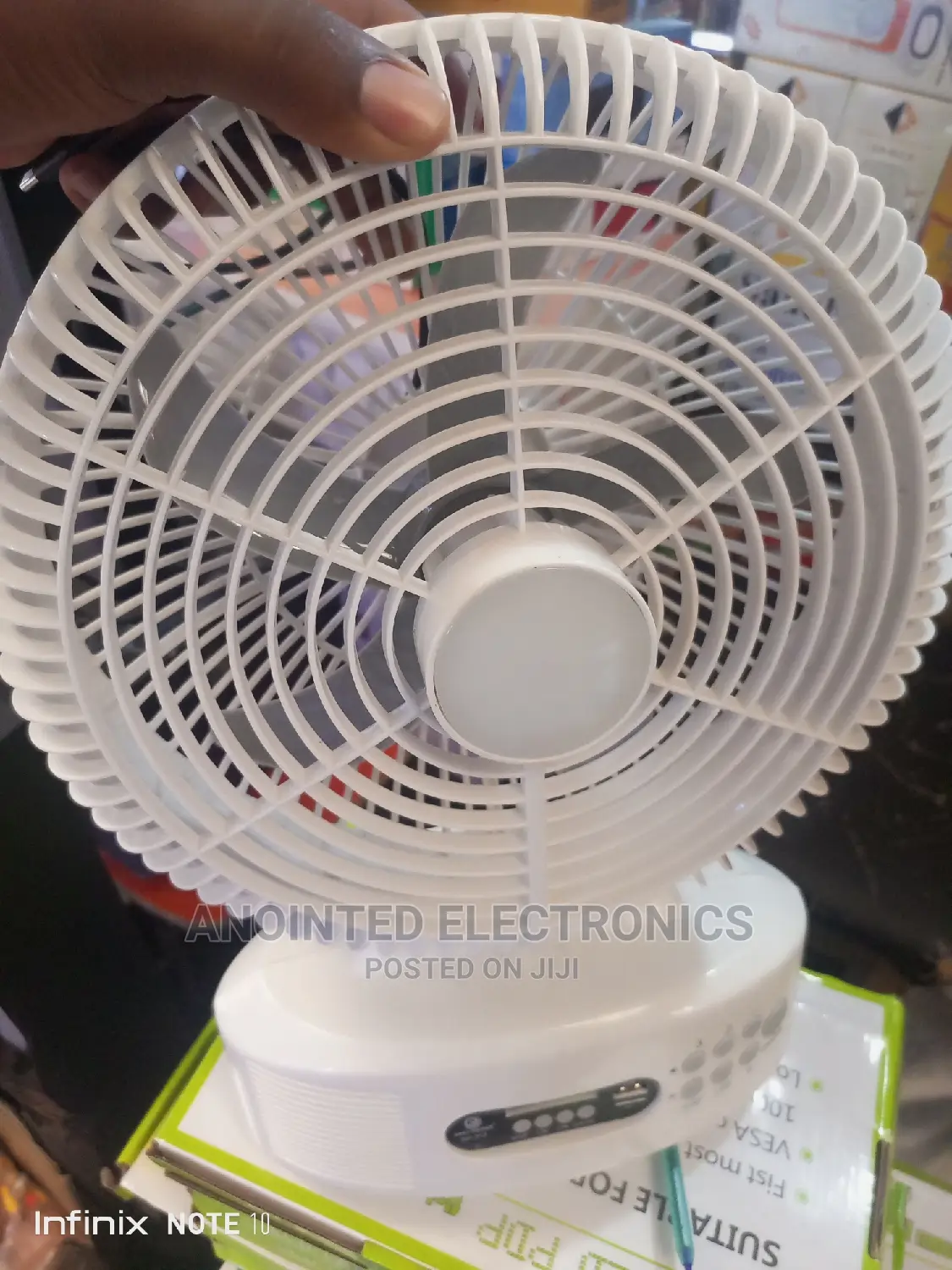 Rechargeable and Soler Fan