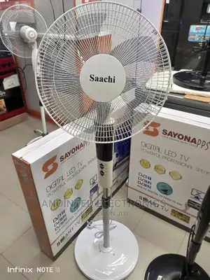 Sachi Stand Fans With a Remote