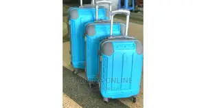 4-Wheel Spinner Travel Suitcase Bag - Blue