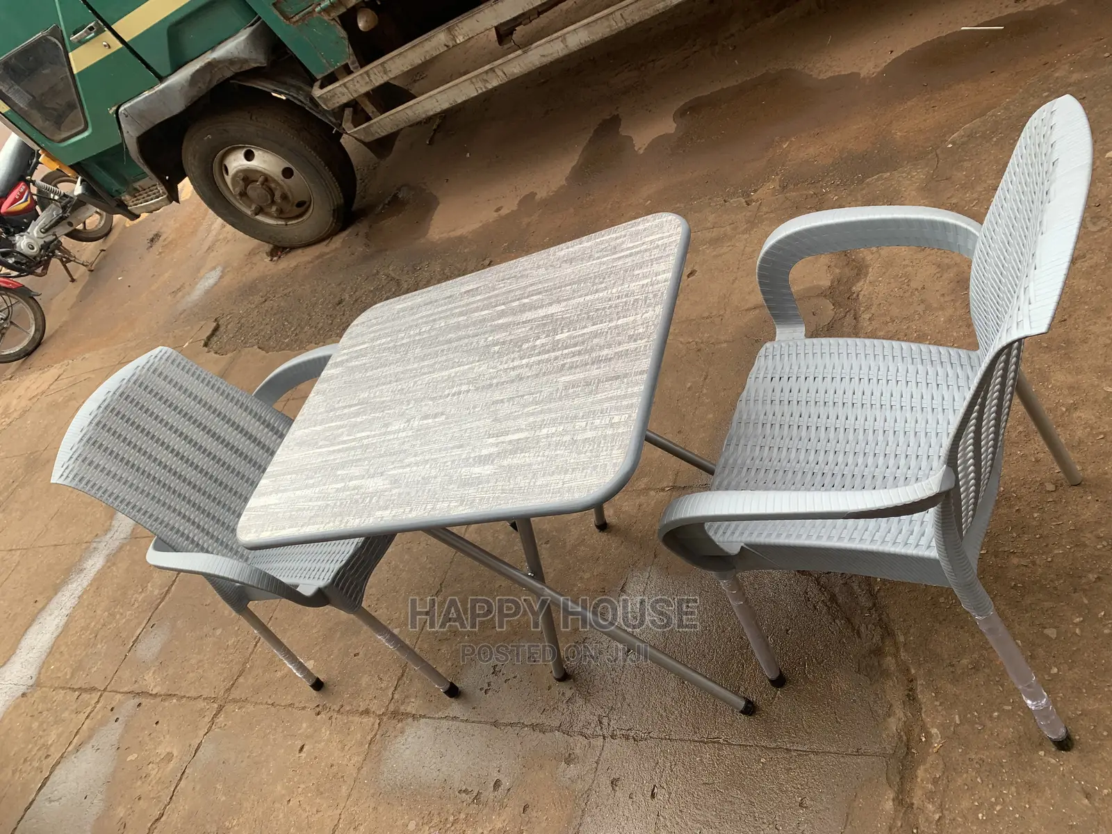Set of Reading or Dining Table and Chairs