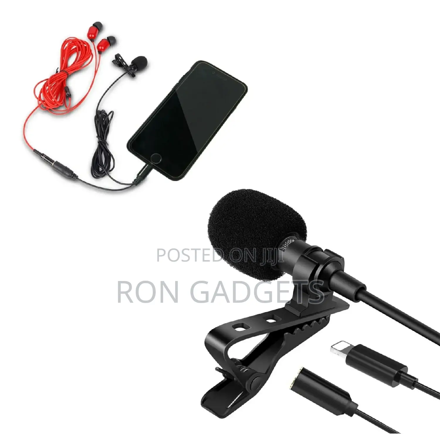 Lavier Mic for iPhone With Headset