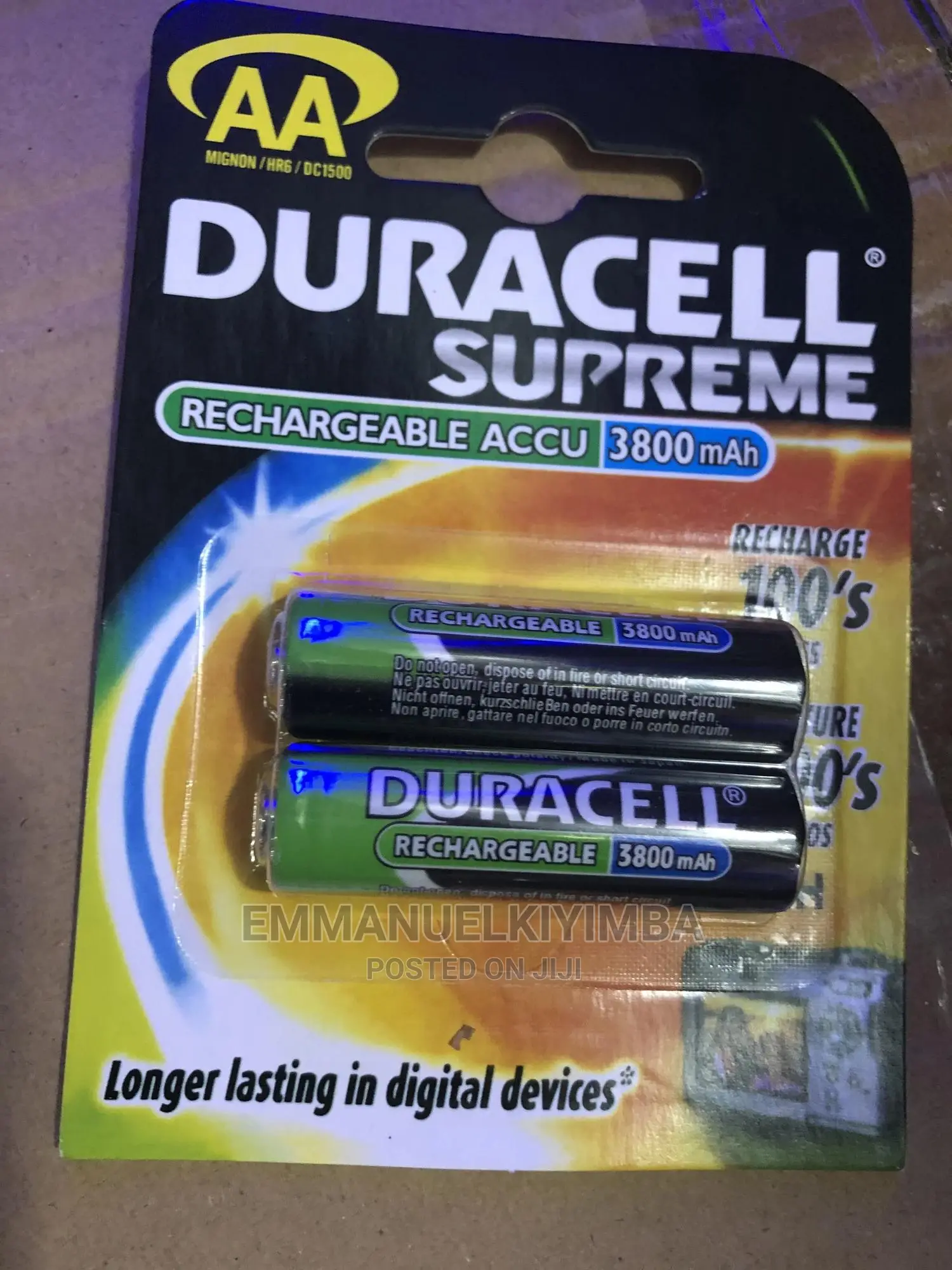 Duracell Recharge Batteries AA