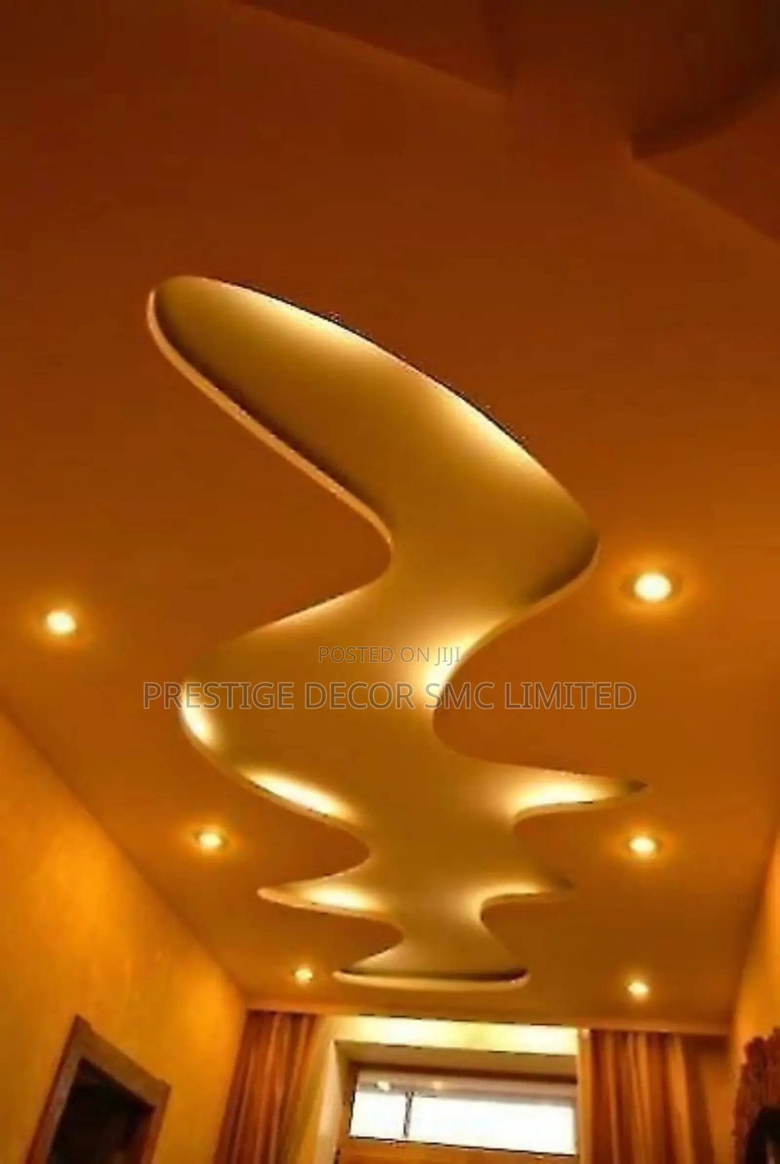 Gypsum Fancy Ceiling and Walls Design Series