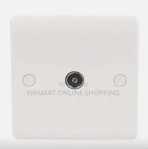 Single Tv Connector Wall Socket - Female Coaxial Connector