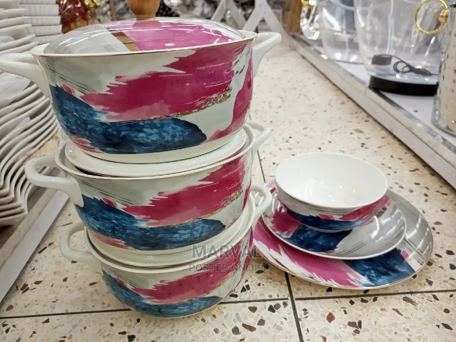 Serving Set 21pcs( Dinner Set Dishes)