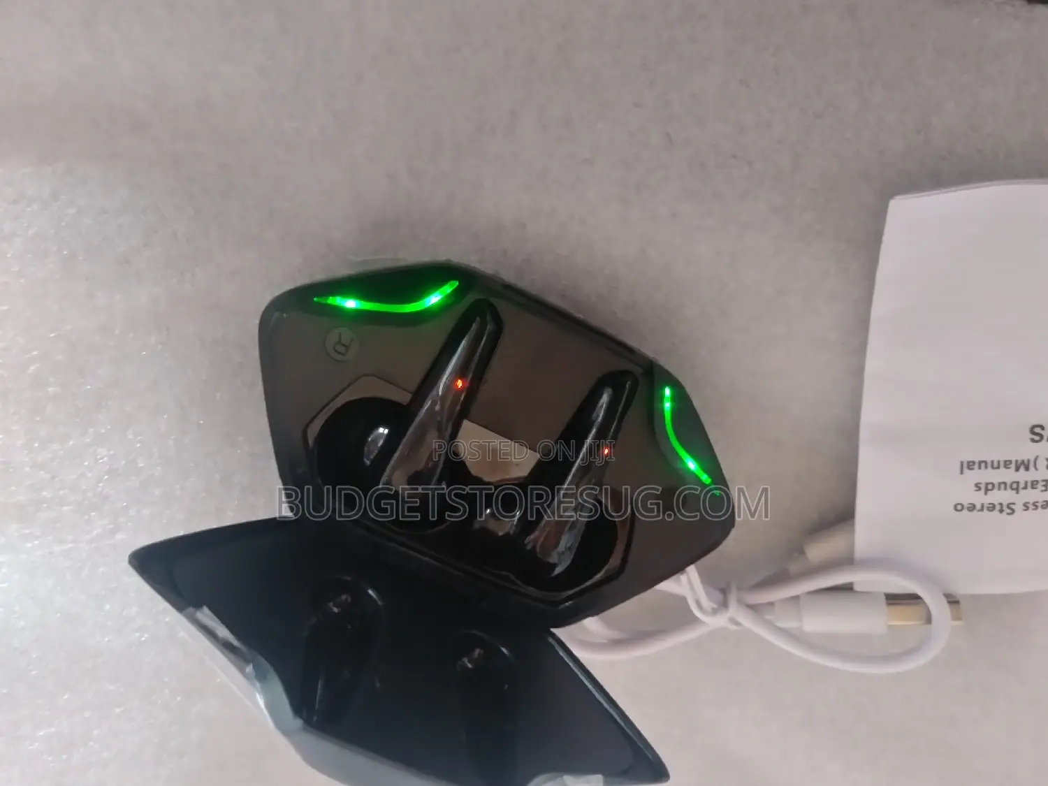 Hybrid Gaming Earbuds Big Bass Fingerprint