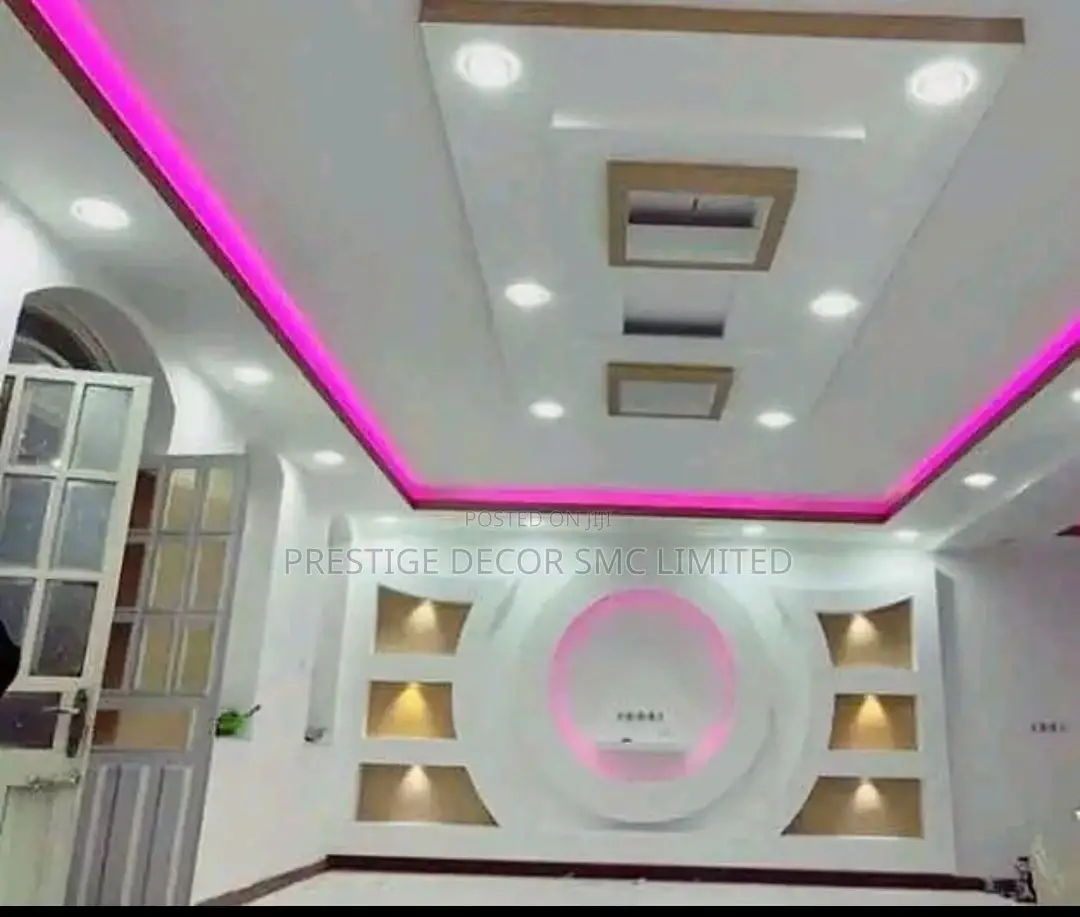 Incredible Gypsum Ceiling With Lighting