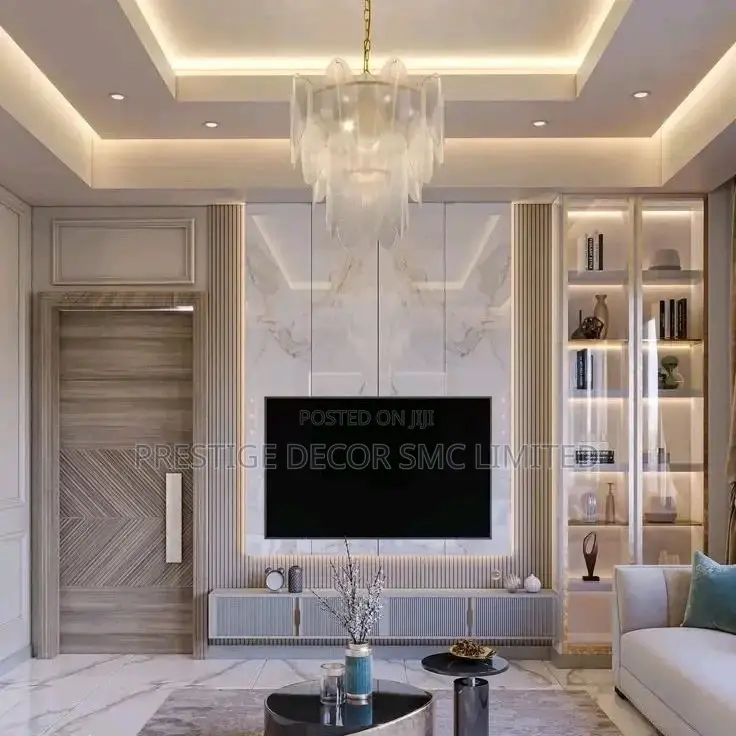 Ceiling and Tv Unit Project Bb7