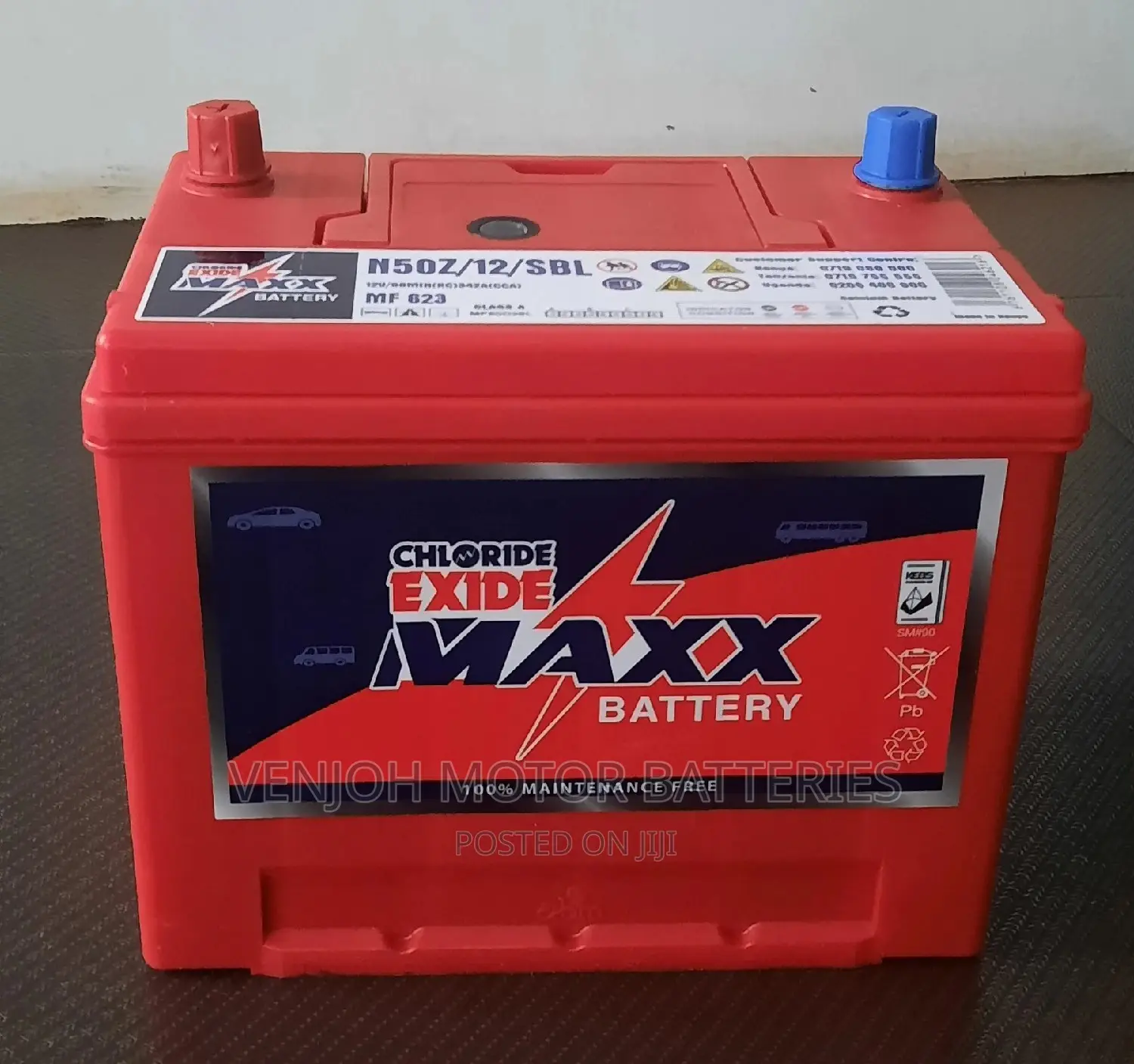 N50z Maxx Maintenence Free Car Battery