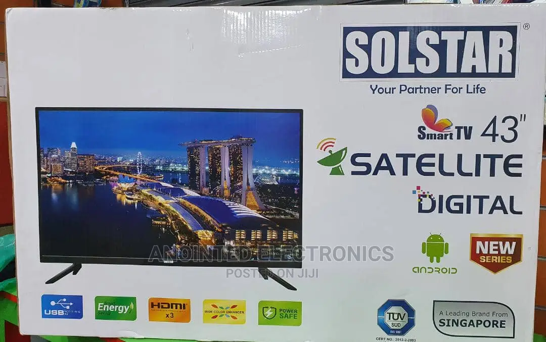 Tv Solster 43" Smart Android Tv