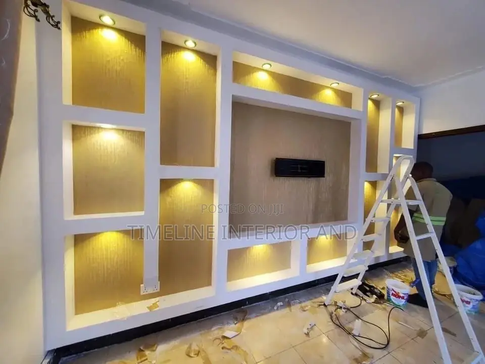 Wall Gypsum Tv Units Designs.