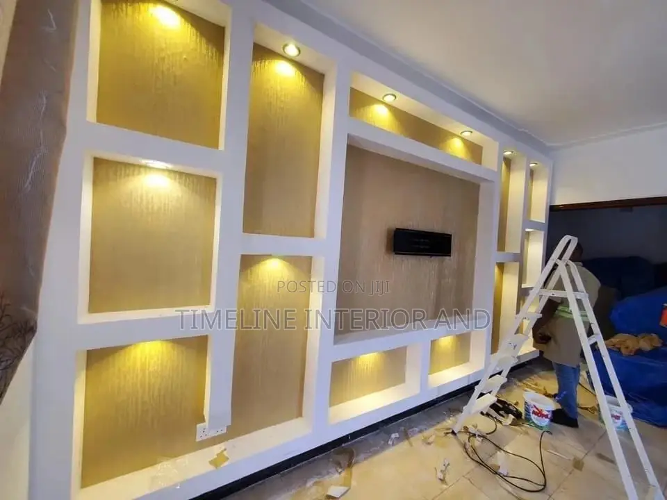 Wall Gypsum Tv Units Designs.