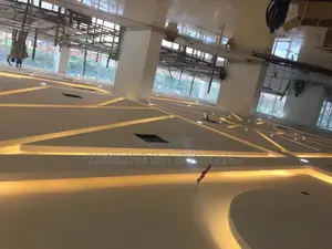 Gypsum Ceilings With Strip Lights.