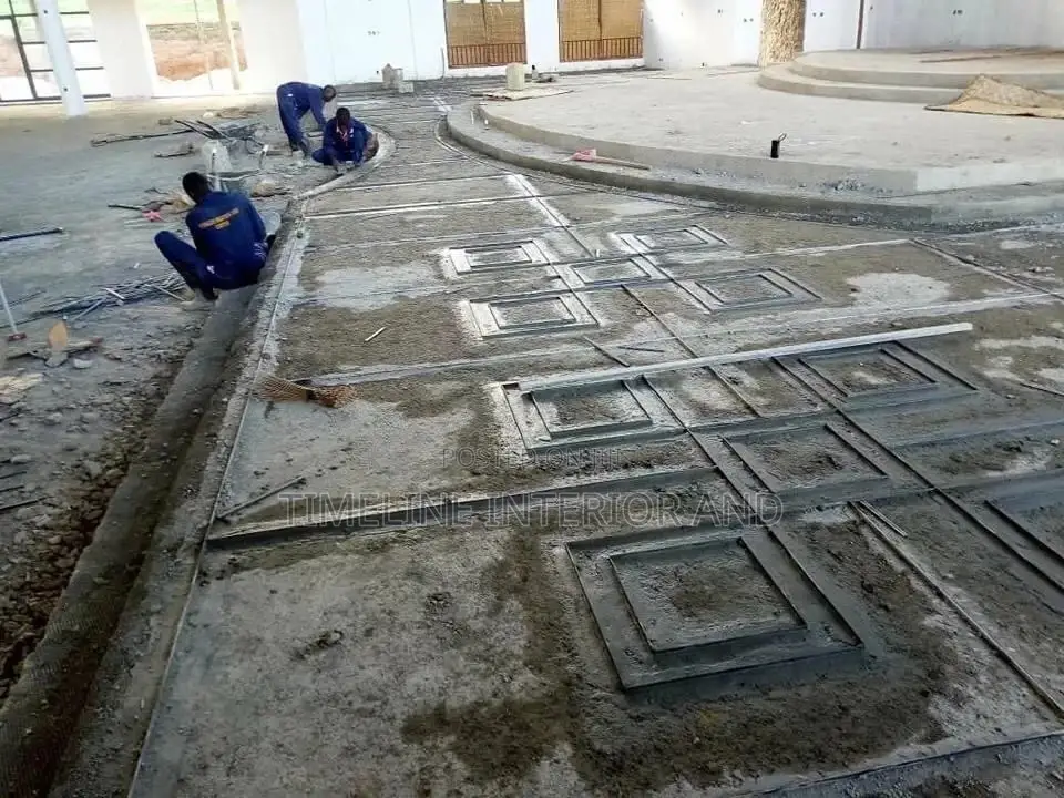 Interior Terrazzo Flooring.