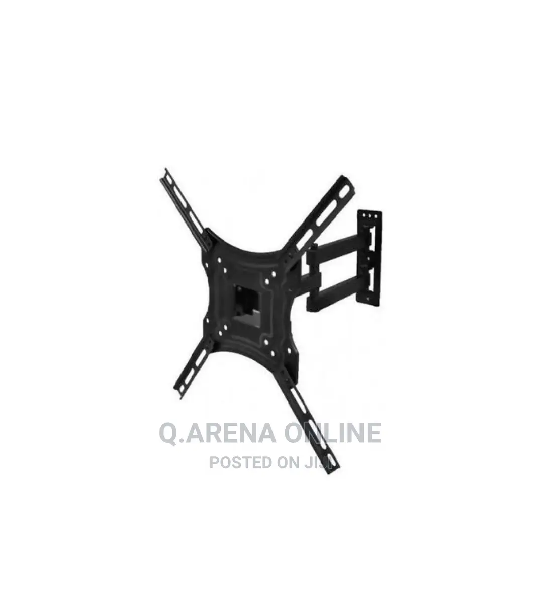 Movable Rotating Tv Wall Mount Flat Pannel Upto - 55" Black