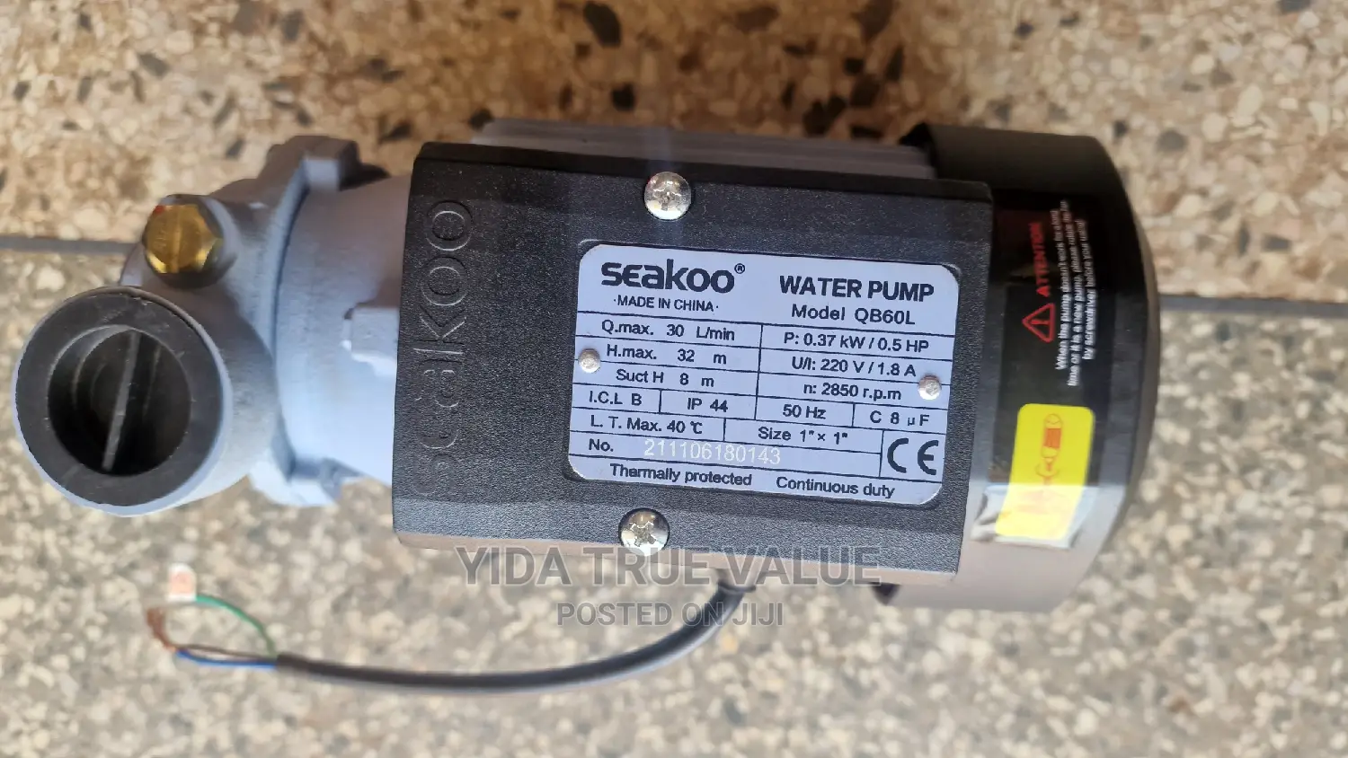 Water Pump Seakoo 32m